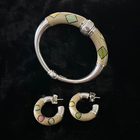 Sterling silver bangle - Picture 1 of 3